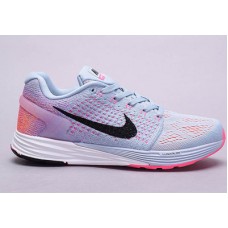 Nike LUNARGLIDE 7 серый с розовым